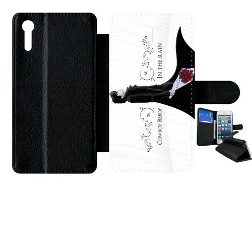 Etui à rabat sony xperia xz cowboy bebop spike spiegel in the rain