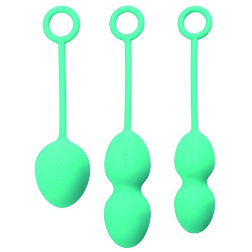 SVAKOM Nova - Kit de 3 Boules de Geisha, Renforce les Muscles du Vagin & Stimulation Interne Intensive, Sextoy en Silicone Hypoallergénique, Vert