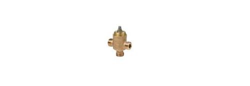 Siemens Vannes Terminales Std, Bronze Pn16, 3 Voies - Dn:10Vxp47.10-1.6