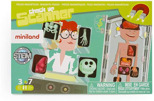 jeu magnétique éducatif Miniland Check Up Scanner