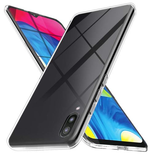 Samsung Galaxy M10 Housse Etui Housse Coque de protection Silicone [Transparent]