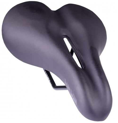 Simson selle Hybrid unisexe 26,8 x 17,4 cm mousse/acier noir