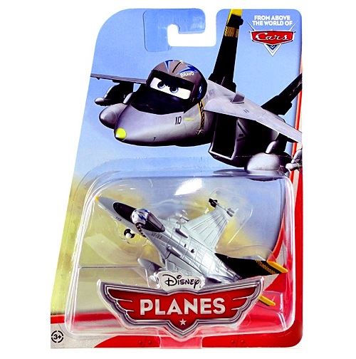 Disney planes : avion gris bravo - avion de chasse - n°x9462 - cars