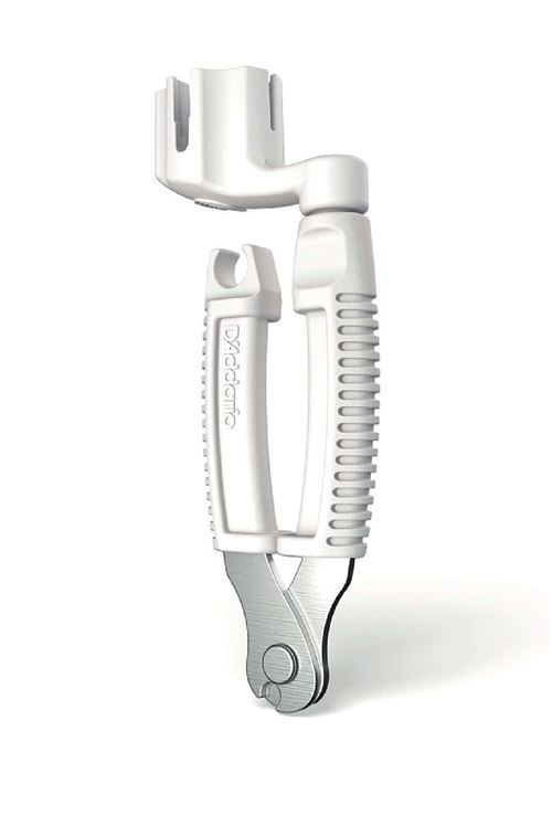 D'Addario DP0002W - Manivelle mécanique et coupe cordes Pro-Winder – blanc
