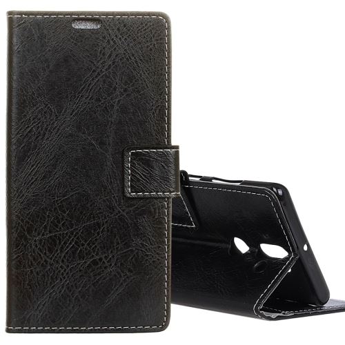 Nokia 9 Housse Etui Cuir PU Effet Peau rétro Noir ALS54632