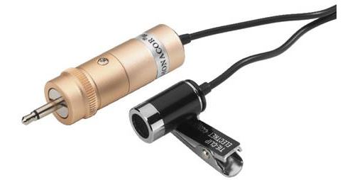 Micro cravate électret Monacor ECM-3003