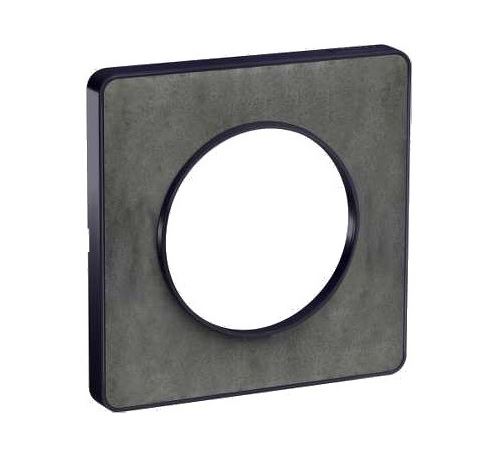 Schneider Electric - Plaque Odace Touch - Ardoise - Liseré Anthracite - Image 2