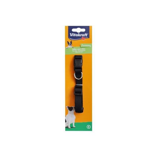 Meilleurs prix pour VITAKRAFT Collier premium double S - Noir - Pour chien