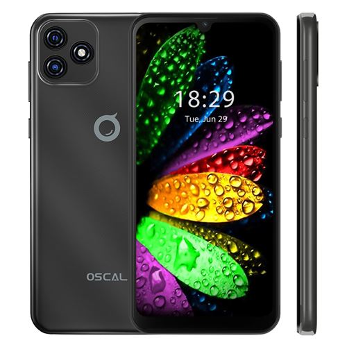 Smartphone 4G Blackview A60 Pro 6.1'' Écran goutte d'eau 3Go Ram 16Go Rom Android 9.0 Téléphone portable Débloqué - Noir