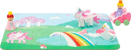 Small Foot Unicornset de jeu dans une valise filles 12-pièces