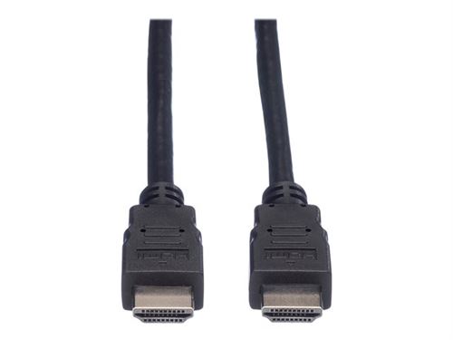 Secomp VALUE - HDMI-kabel - HDMI male naar HDMI male - 3 m - beschermd - grijs
