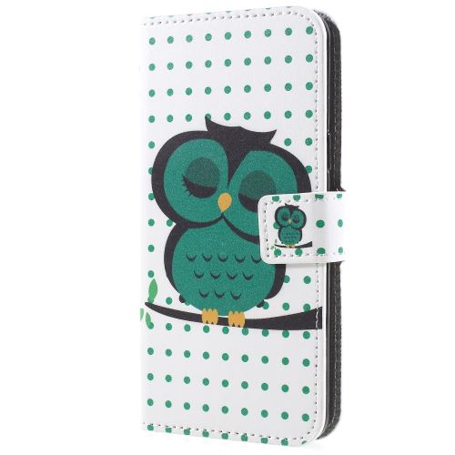 Etui en PU support magnétique impression tachetée de couchage pour Samsung Galaxy S9
