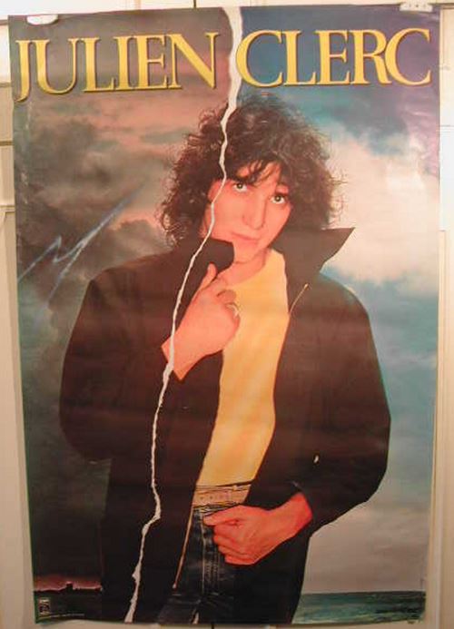 Julien CLERC - 80x120 cm - AFFICHE / POSTER État correct - N/A reconditionné disponible sur Fnac