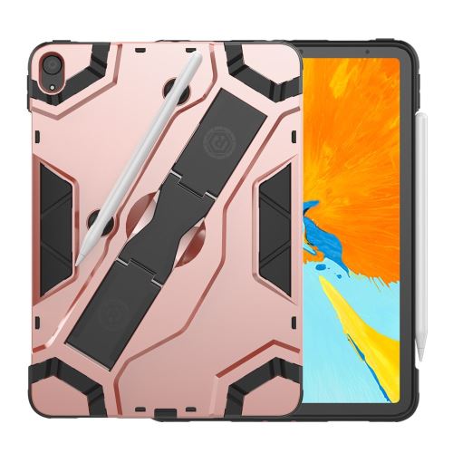 Coque en TPU armure hybride avec béquille rose pour votre Apple iPad Pro 11 pouces (2018)