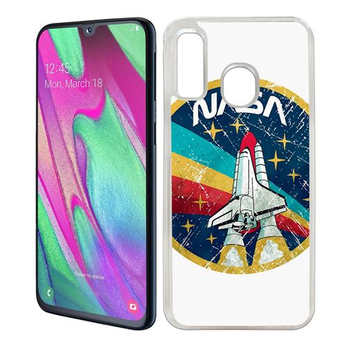 Coque pour Samsung Galaxy A40 -  Nasa Badge Fusée