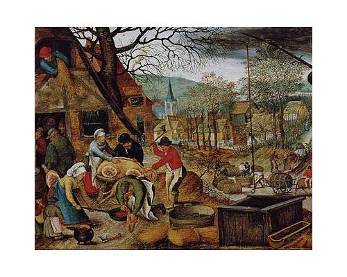 Puzzle 1000 Pièces : Brueghel Pieter le jeune - Automne, DToys