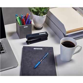 Cassette de ruban à étiqueter Dymo LabelManager D1 9 mm Noir et Blanc