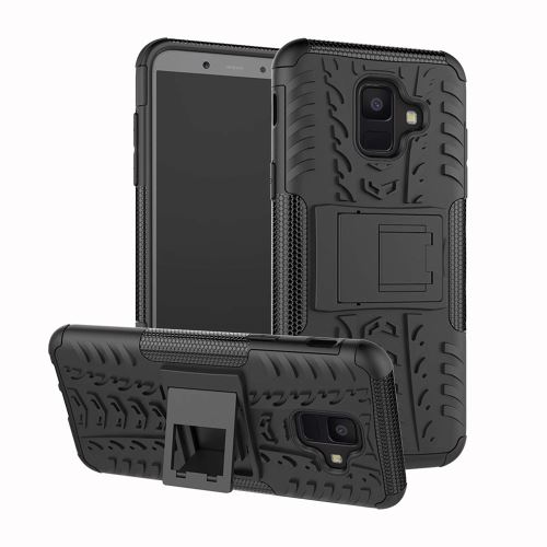 Coque Anti Choc Pour Samsung Galaxy A6 Modèle Spider - Noir