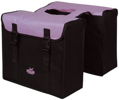 Greenlands sac double 34L noir / pourpre