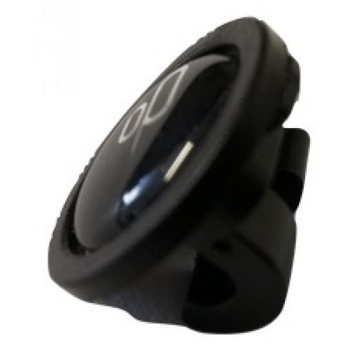 Gazelle clip garde-boue en plastique noir 20 mm