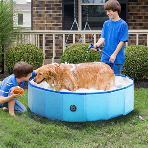 Piscine Pliable Grand Pour Chien Chat Animaux Bleu 1 2 0 3m Jouets Et Vetements Pour Chien Achat Prix Fnac