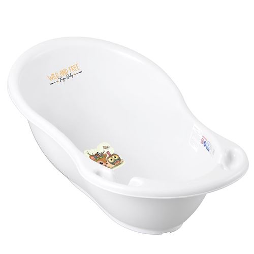 Baignoire b&eacute;b&eacute; thermom&egrave;tre Blanc Biche 86 cm - Blanc