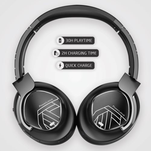 27€ sur PowerLocus P4 Casque Bluetooth Sans-Fil Audio à Réduction de Bruit  Active (ANC), HD Stereo avec Microphone pour iPhone/Samsung/Oppo/iPad/PC/TV  - Noir - Casque audio - Achat \u0026 prix | fnac