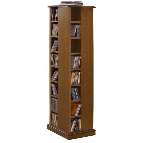 Tour cd dvd pivotante ch&ecirc;ne 135 cm