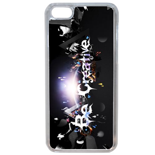 Coque Sois Créatif Art Graphique Compatible Iphone 7 Transparent