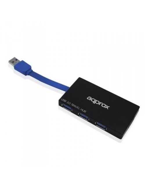 approx! 4 USB 3.0 Ports Travel Hub - concentrateur (hub) - 4 ports