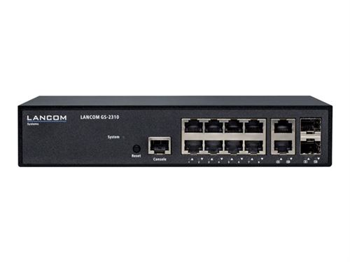 Lancom 61492 Managed Switch avec 10 ports de couche 2