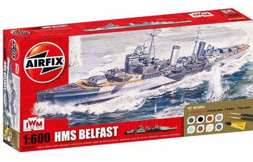 Hms Belfast Gift Set - 1:600e - Airfix