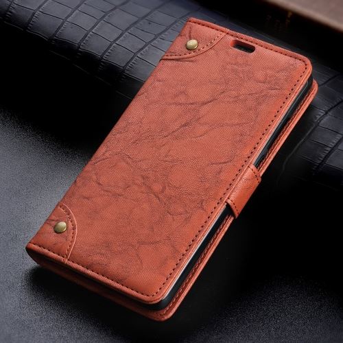 Google Pixel 3 Xl Housse Etui Cuir Pu Effet Peau Rétro Marron Als89634