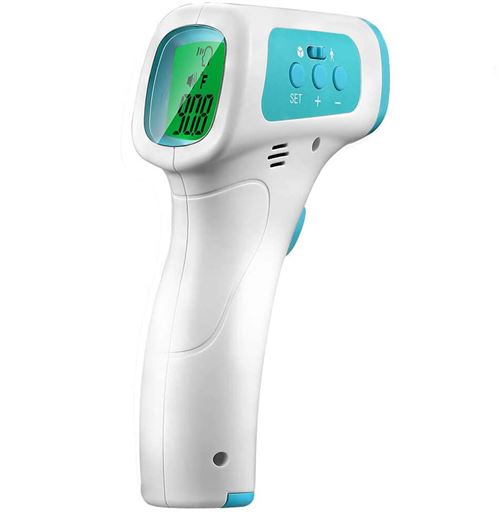 Thermomètre corporelle frontale de infrarouge numérique sans contact - Vert