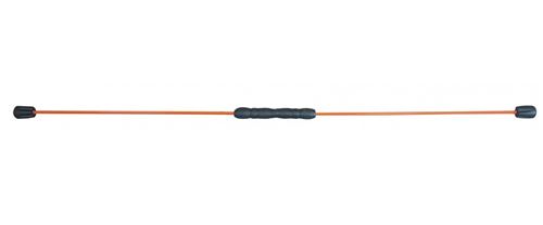 Sveltus barre de flexion amovible orange/noir 162 cm