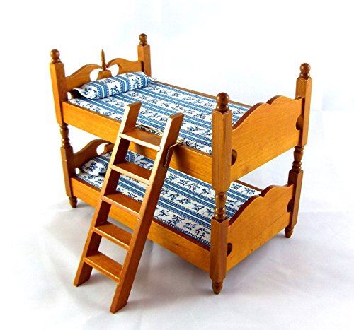 Dollhouse Thumbnail Bunk Bed with Ladder