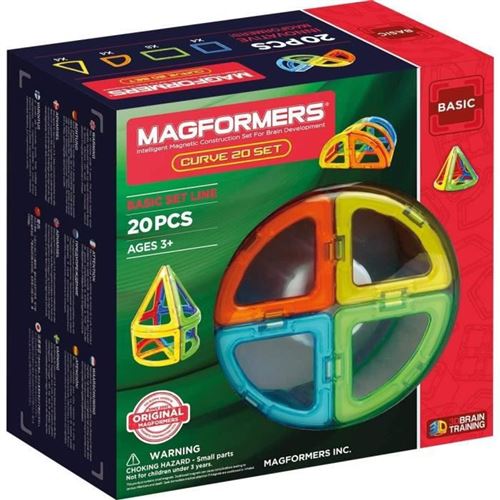 Jeu de construction - Magformers : Curve 20 pièces