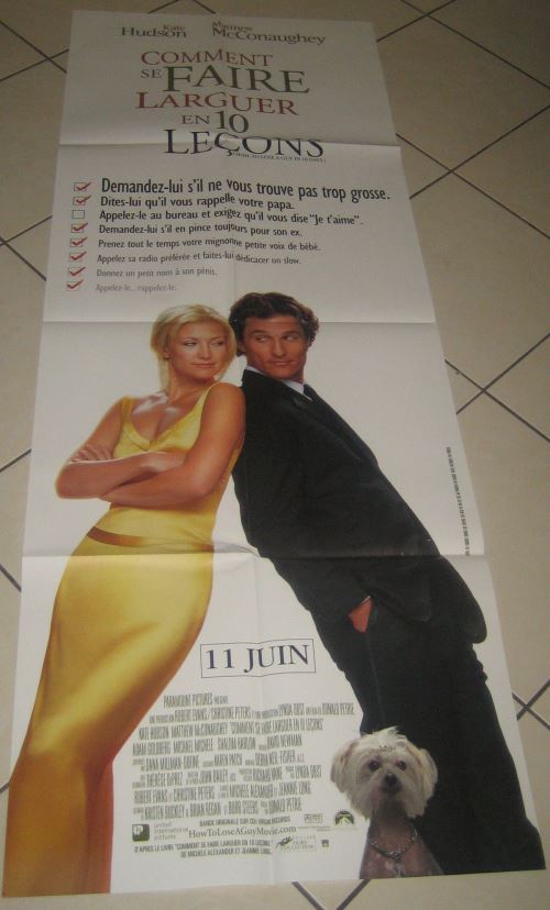 Comment Se Faire Larguer En 10 Leçons AFFICHE CINEMA ORIGINALE
