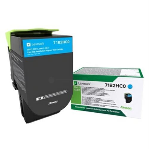 Lexmark X417 - A Rendement Élevé - Cyan - Original - Cartouche De Toner Lccp, Lrp - Pour Cs417dn, Cs517de, Cx417de - Image 5