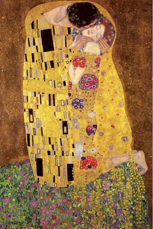 Gustav Klimt Poster - Le Baiser (91x61 cm)