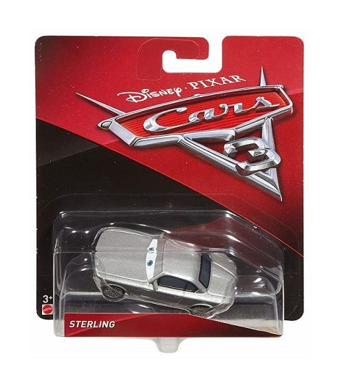 Voiture disney cars 3 sterling vehicule miniature gris re-v63