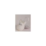 Mon voisin Totoro - Porte-clés peluche Totoro blanc 6 cm