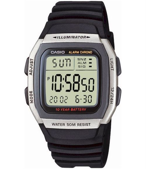 Casio Montre Homme W-96H-1Aves Chronographenoir