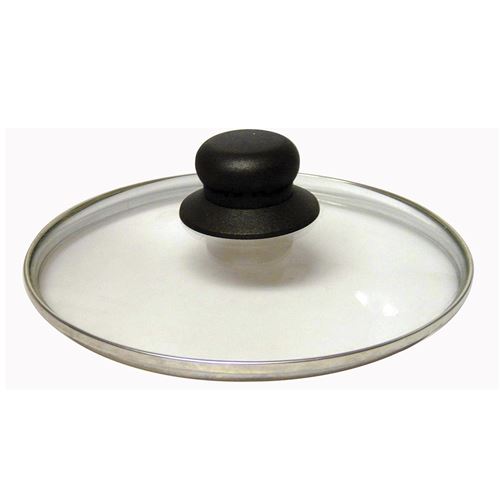 BAUMALU  383711 Couvercle Verre 16 cm Cercl&eacute; Inox