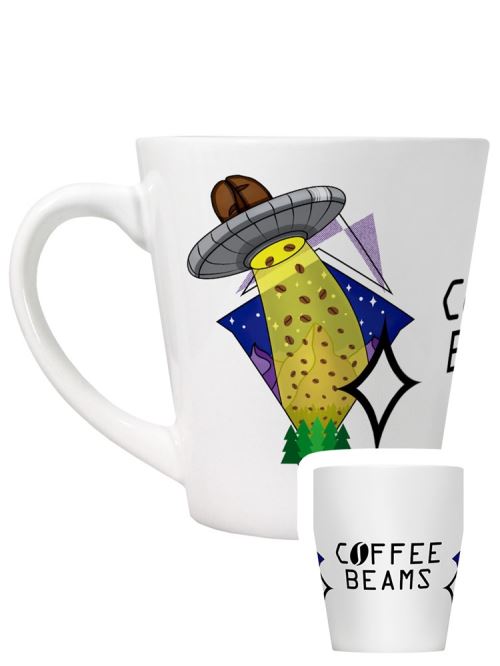 Tasse Coffee Beams blanc
