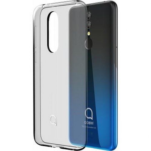 Alcatel Soft Case - Coque de protection pour téléphone portable - polyuréthanne thermoplastique (TPU) - transparent - pour Alcatel 3 (5052D), 3 (5052Y), 3L (5034D)