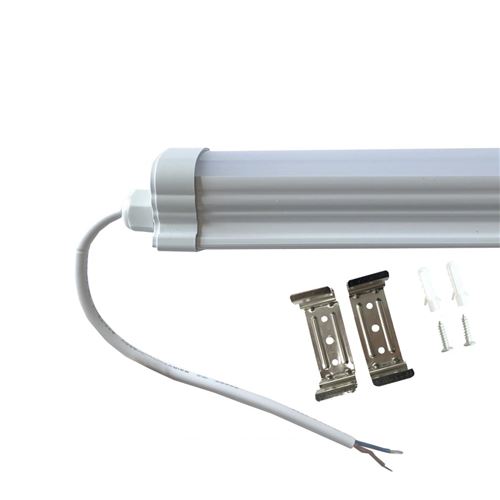 Kit de Réglette LED Etanche + Tube Néon LED 150cm T8 50W