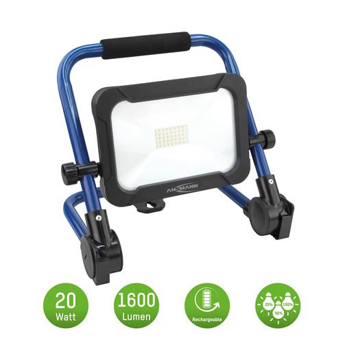 Ansmann FL1600R Projecteur de chantier 20 W 1600 lm blanc neutre 1600-0275