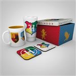 Coffret Cadeau HP HOUSE PRIDE - Un Mug, un Verre et deux Dessous de Verre - GB eye