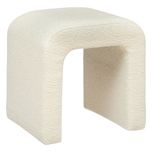Non Communiqué Blanc Tabouret Bouclette Sevi Atmosphera